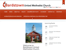 Tablet Screenshot of bardstownmethodist.org